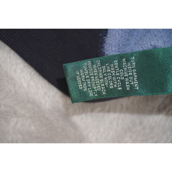 Lauren Jeans Co Ralph Lauren Aztec Hoodie Jacket Blue Southwest Print Size L - Picture 7 of 7